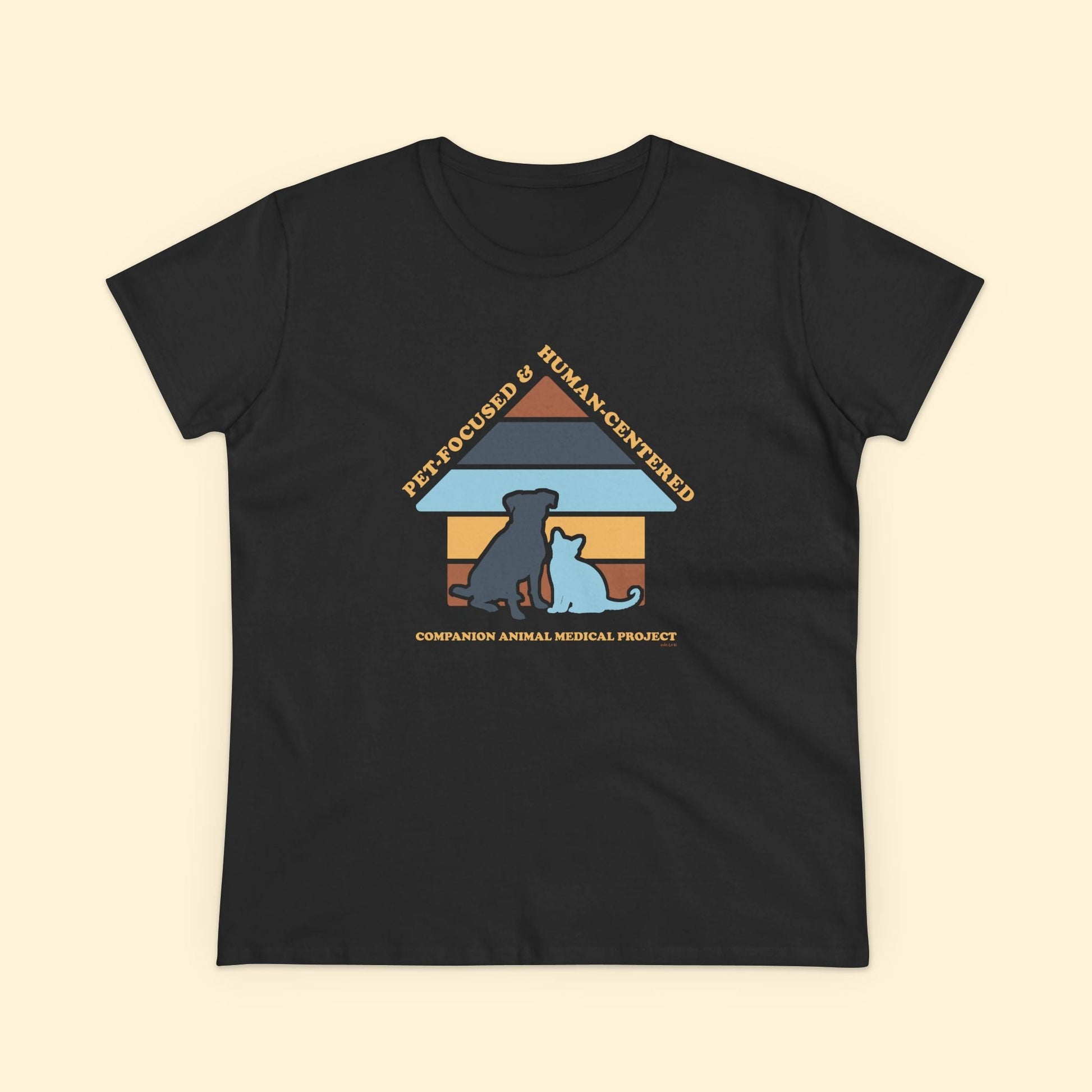 Women's Midweight Cotton Tee | FUNDRAISER | Companion Animal Medical Project - Detezi Designs - 32998740889707422505