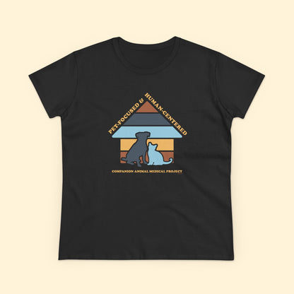 Women's Midweight Cotton Tee | FUNDRAISER | Companion Animal Medical Project - Detezi Designs - 32998740889707422505