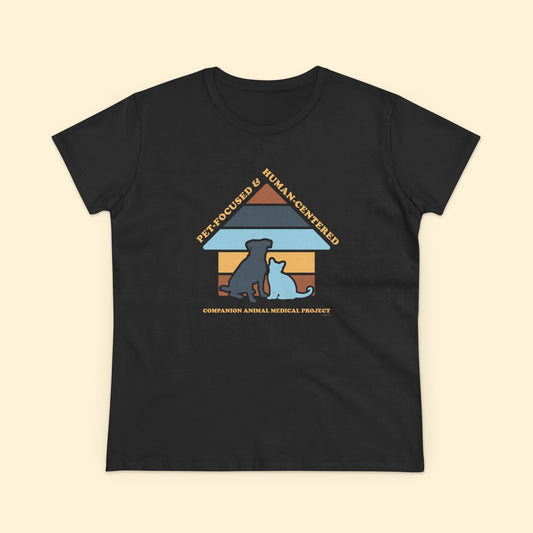 Women's Midweight Cotton Tee | FUNDRAISER | Companion Animal Medical Project - Detezi Designs - 32998740889707422505