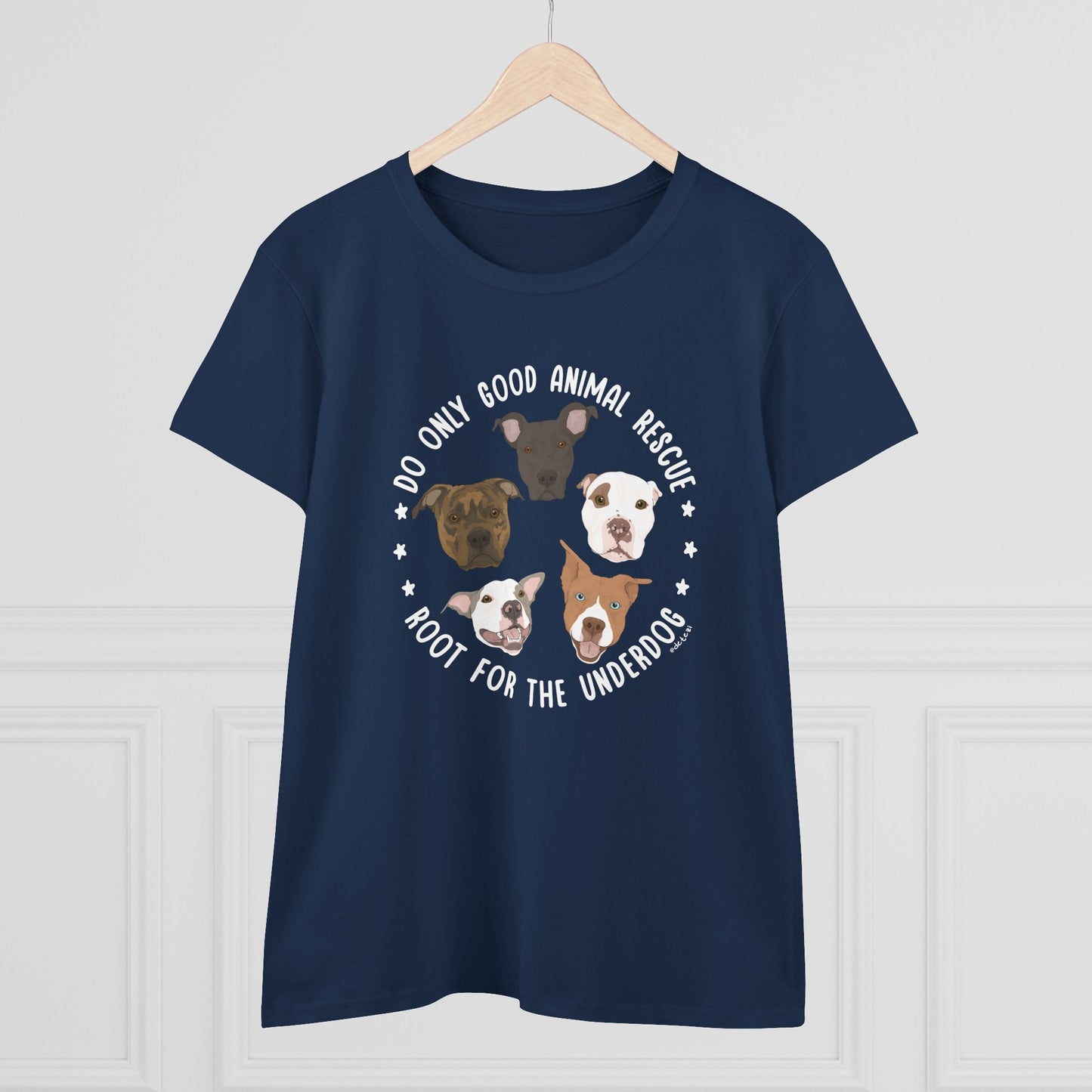 Women's Midweight Cotton Tee | FUNDRAISER | Do Only Good - Detezi Designs - 21095033681203099889