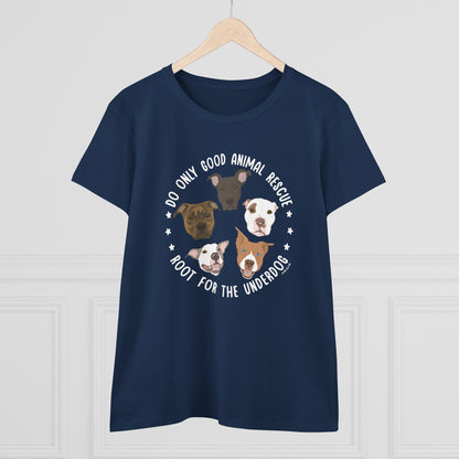 Women's Midweight Cotton Tee | FUNDRAISER | Do Only Good - Detezi Designs - 21095033681203099889