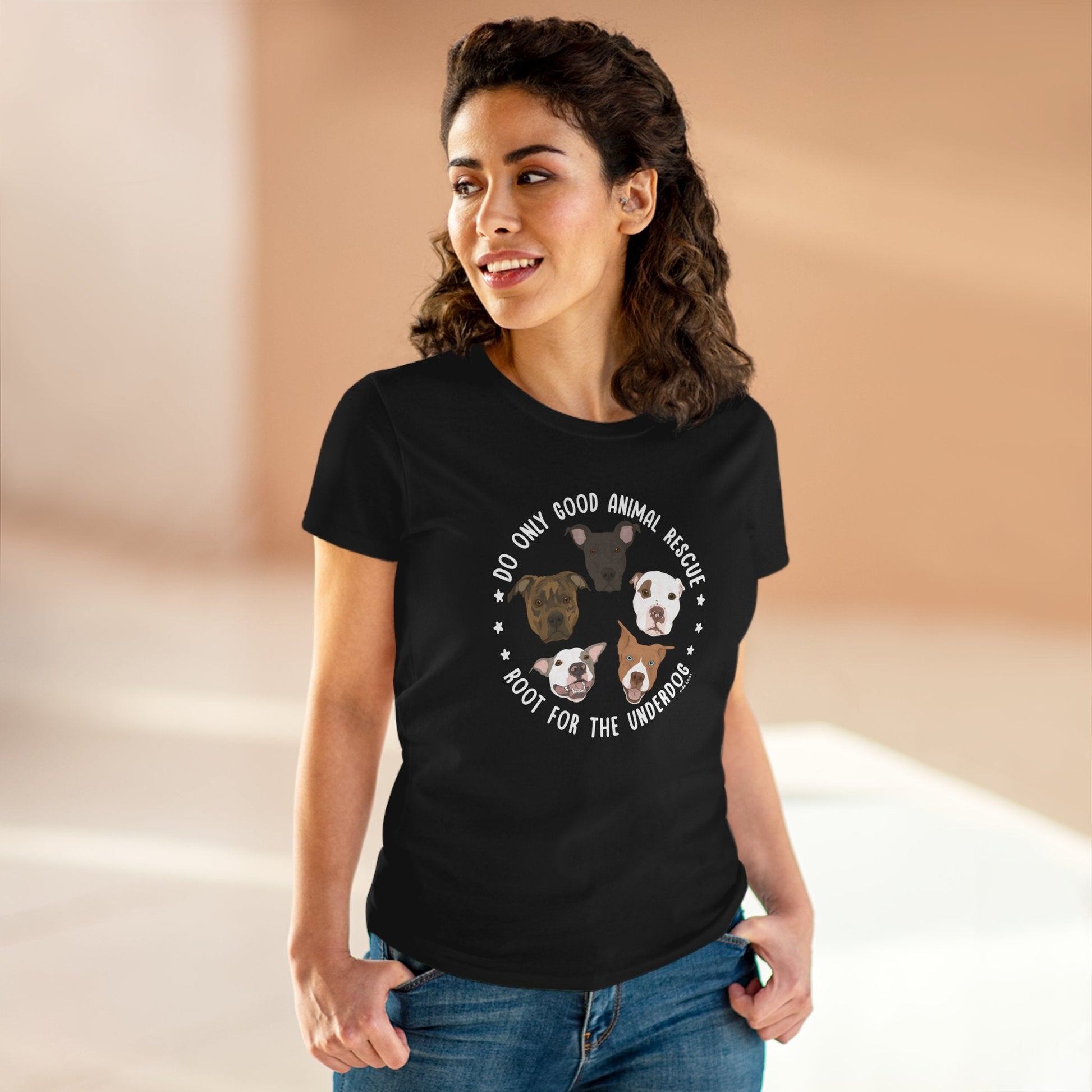Women's Midweight Cotton Tee | FUNDRAISER | Do Only Good - Detezi Designs - 22498587737486750234