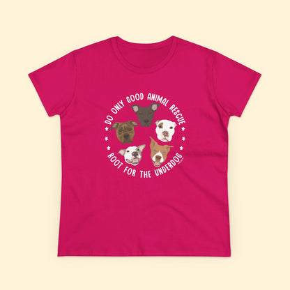 Women's Midweight Cotton Tee | FUNDRAISER | Do Only Good - Detezi Designs - 22498587737486750234