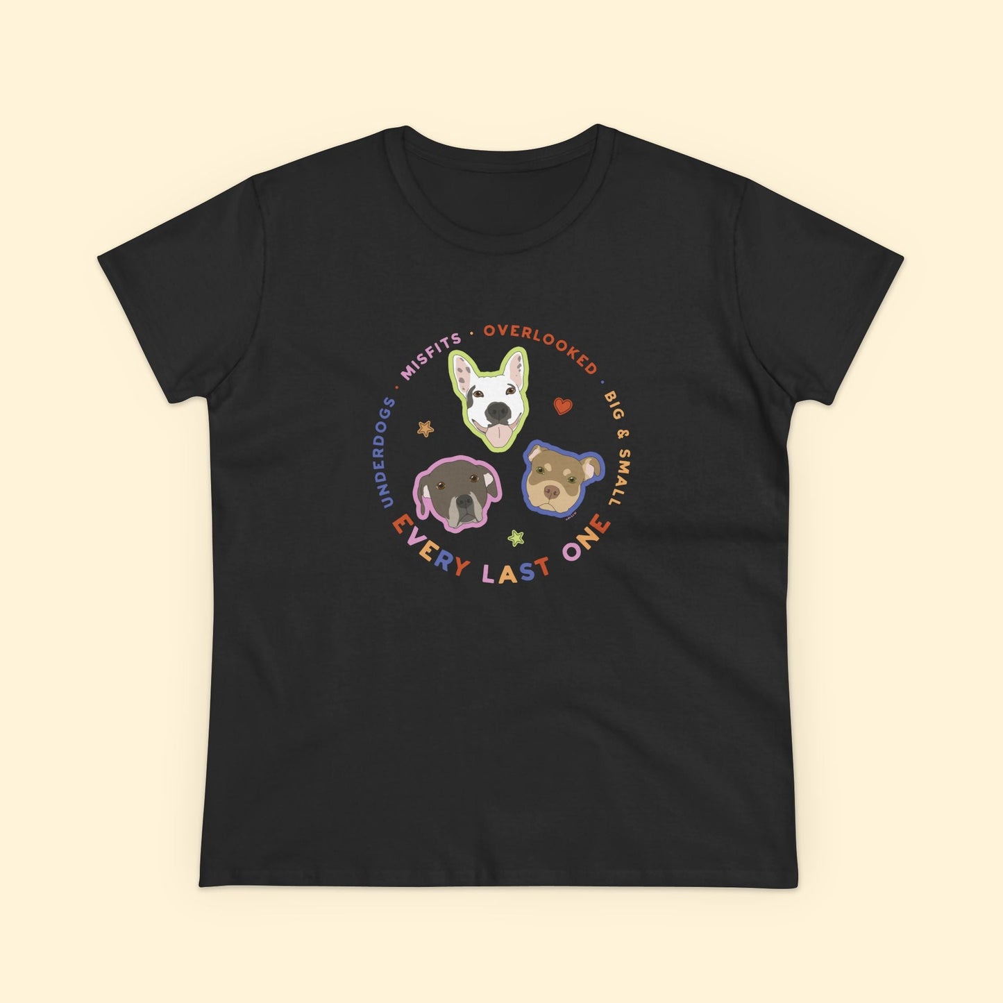 Women's Midweight Cotton Tee | FUNDRAISER | Every Last One - Detezi Designs - 17456805807339974360