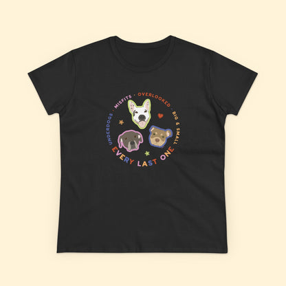 Women's Midweight Cotton Tee | FUNDRAISER | Every Last One - Detezi Designs - 17456805807339974360