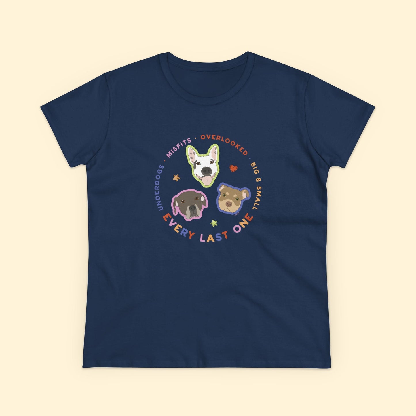 Women's Midweight Cotton Tee | FUNDRAISER | Every Last One - Detezi Designs - 18269835047345264166