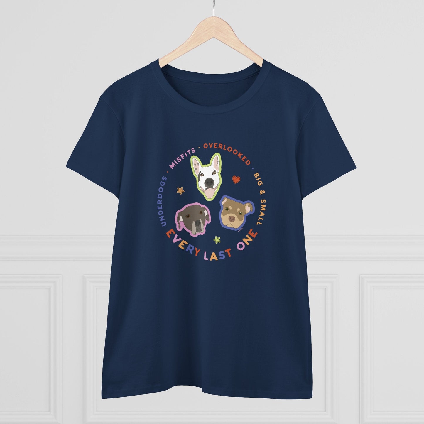 Women's Midweight Cotton Tee | FUNDRAISER | Every Last One - Detezi Designs - 18269835047345264166