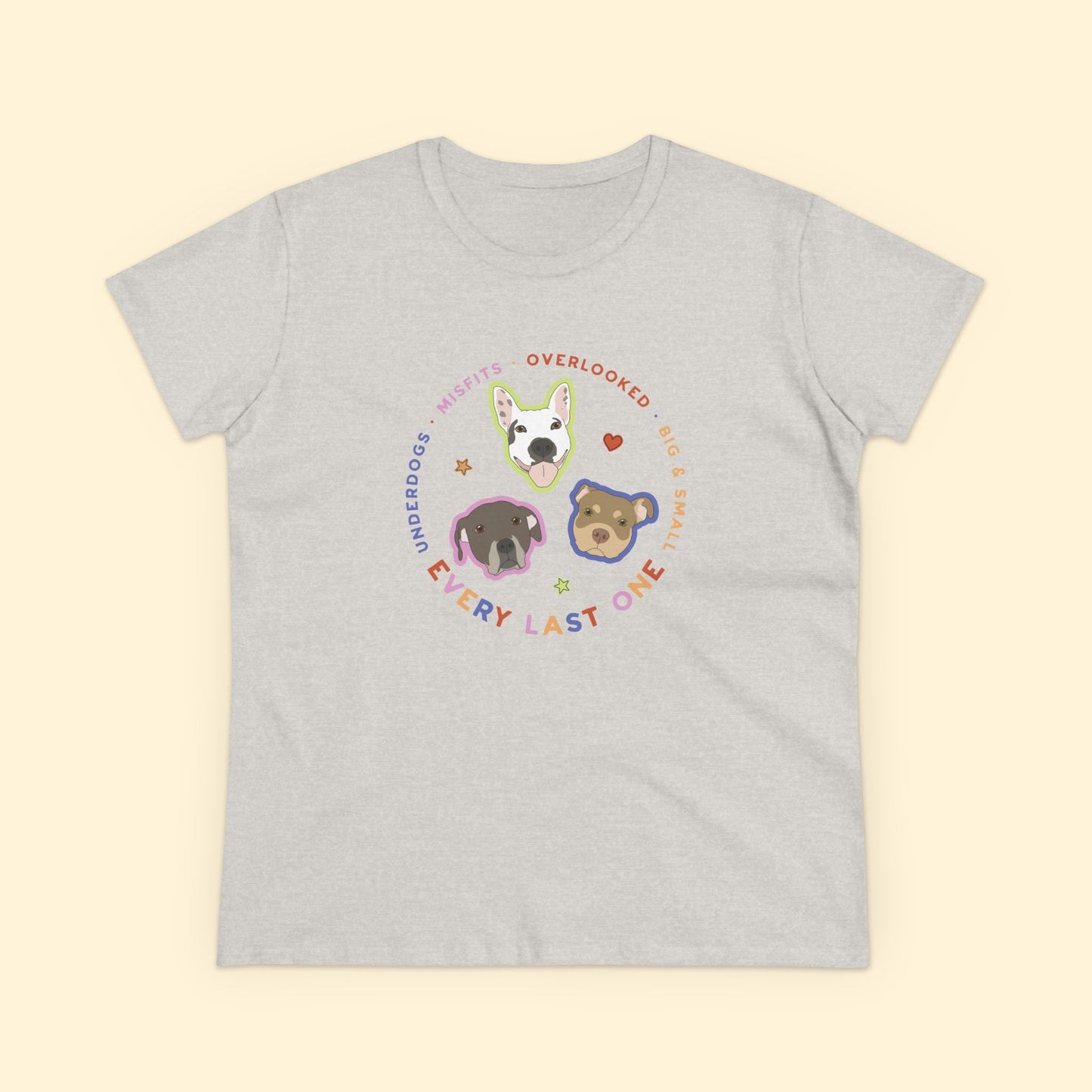 Women's Midweight Cotton Tee | FUNDRAISER | Every Last One - Detezi Designs - 18952632350009910774