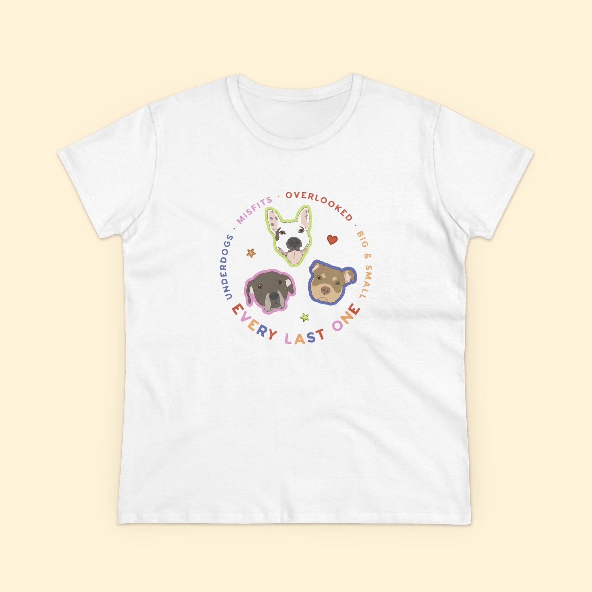 Women's Midweight Cotton Tee | FUNDRAISER | Every Last One - Detezi Designs - 18952632350009910774