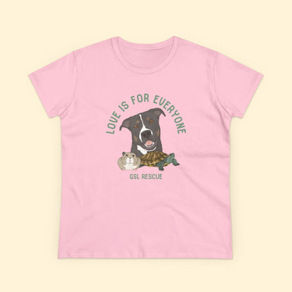 Women's Midweight Cotton Tee | FUNDRAISER | GSL Rescue - Detezi Designs-20528807197026794213