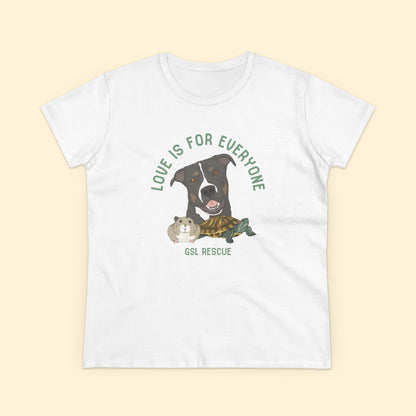 Women's Midweight Cotton Tee | FUNDRAISER | GSL Rescue - Detezi Designs-22842037617404465681