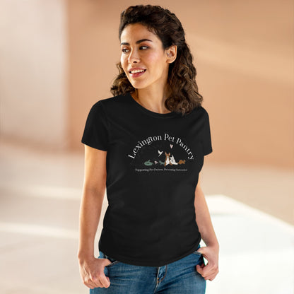 Women's Midweight Cotton Tee | FUNDRAISER | Lexington Pet Pantry - Detezi Designs - 79571735064123937631