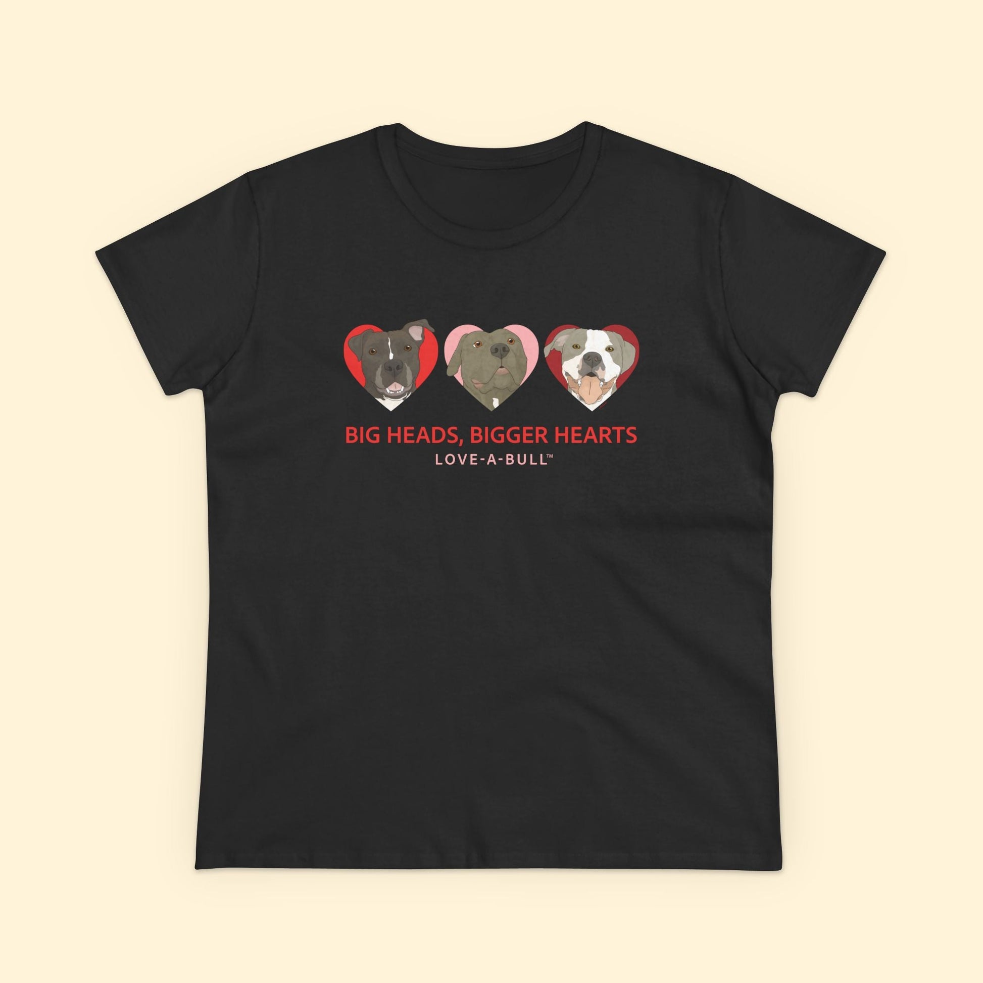 Women's Midweight Cotton Tee | FUNDRAISER | Love - A - Bull - Detezi Designs - 25153612767257752416