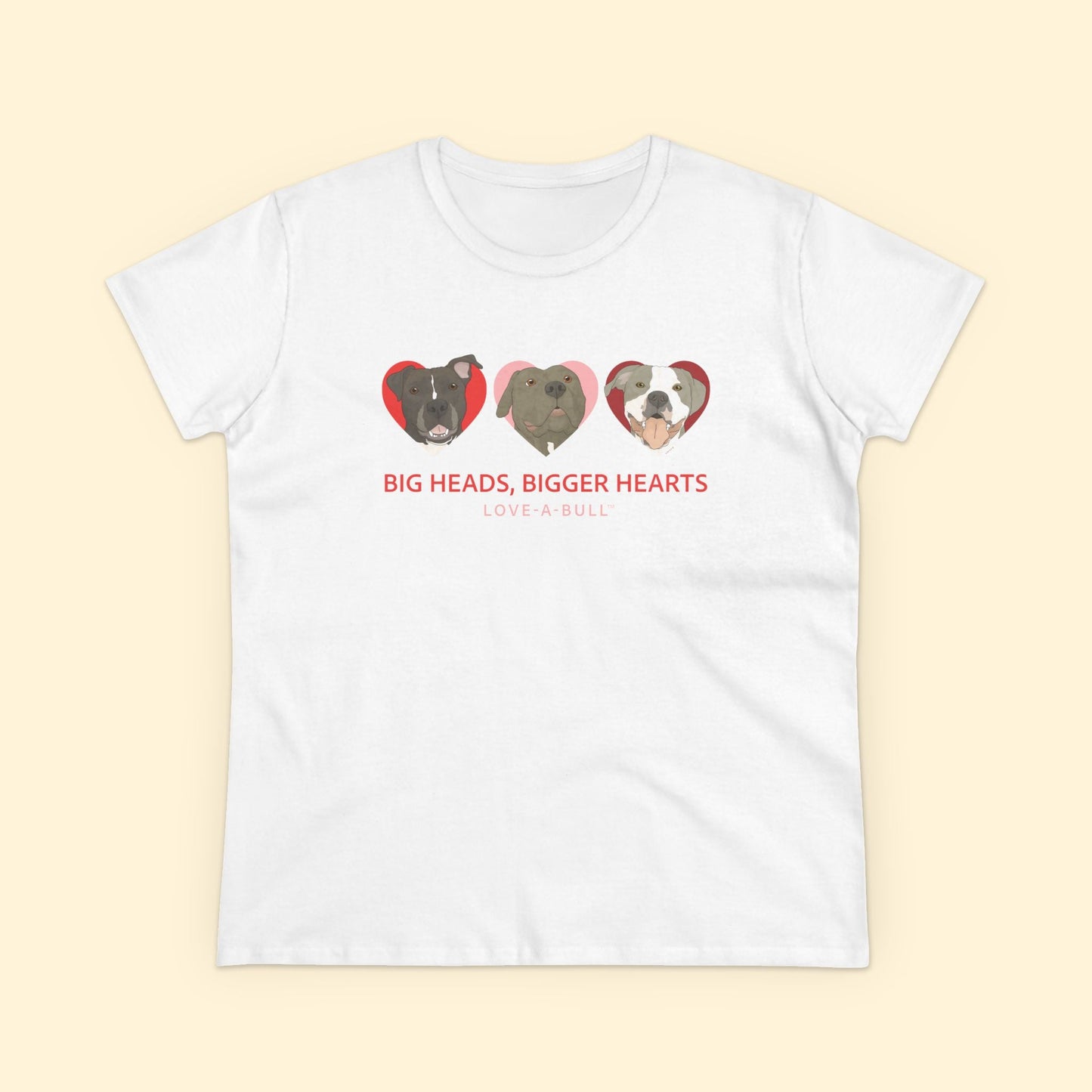 Women's Midweight Cotton Tee | FUNDRAISER | Love - A - Bull - Detezi Designs - 27382816302788985247