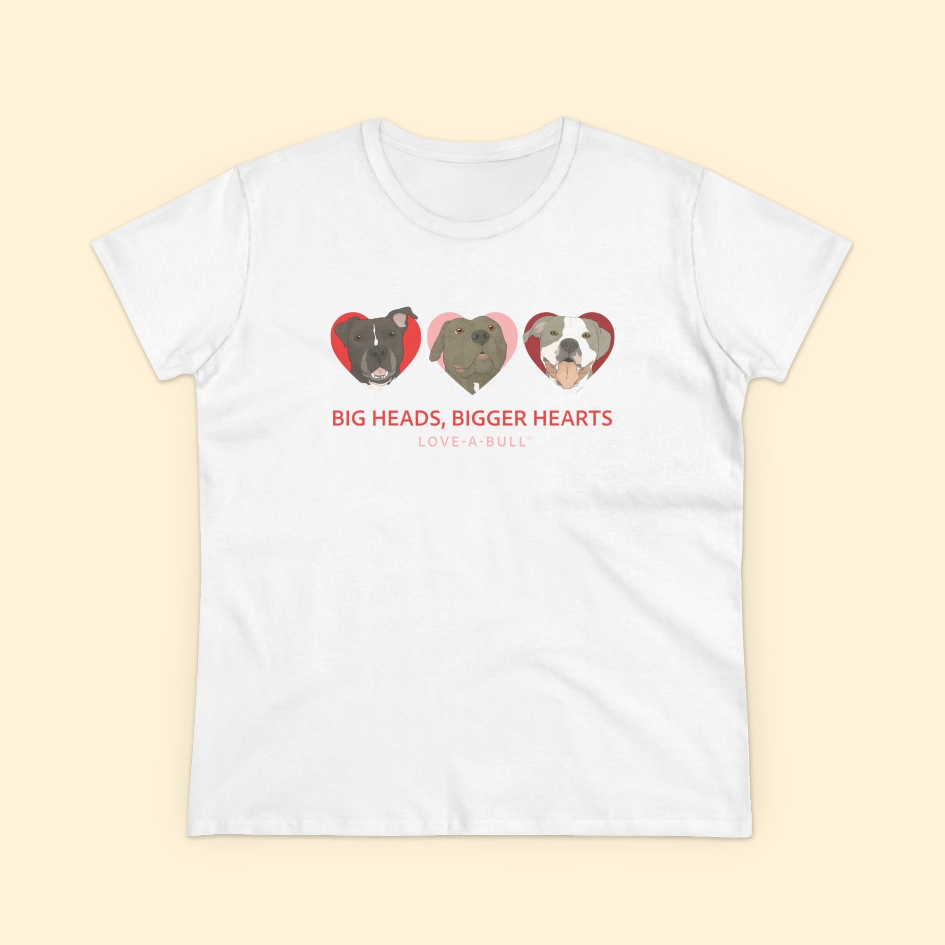 Women's Midweight Cotton Tee | FUNDRAISER | Love - A - Bull - Detezi Designs - 27382816302788985247