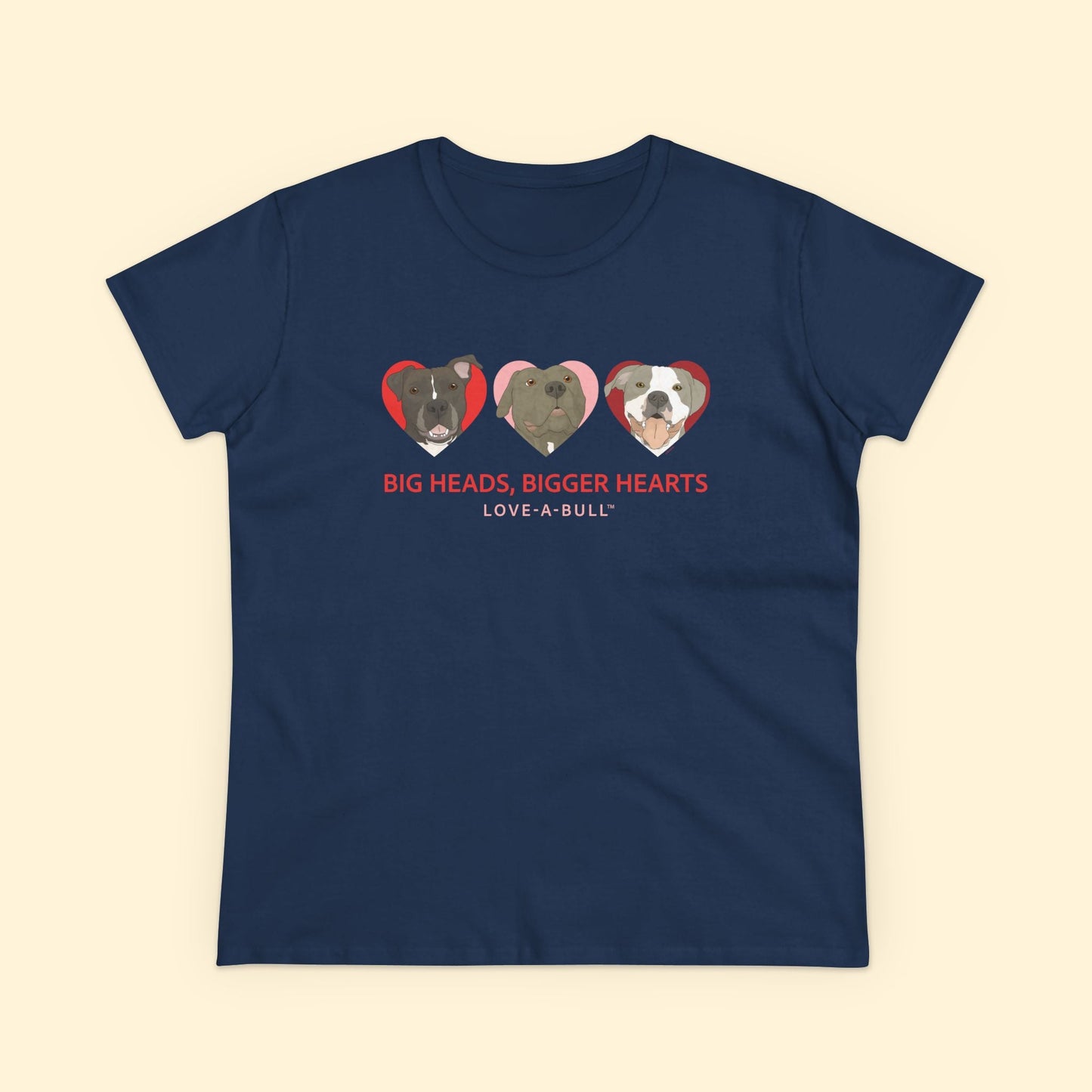 Women's Midweight Cotton Tee | FUNDRAISER | Love - A - Bull - Detezi Designs - 99717006453814275748