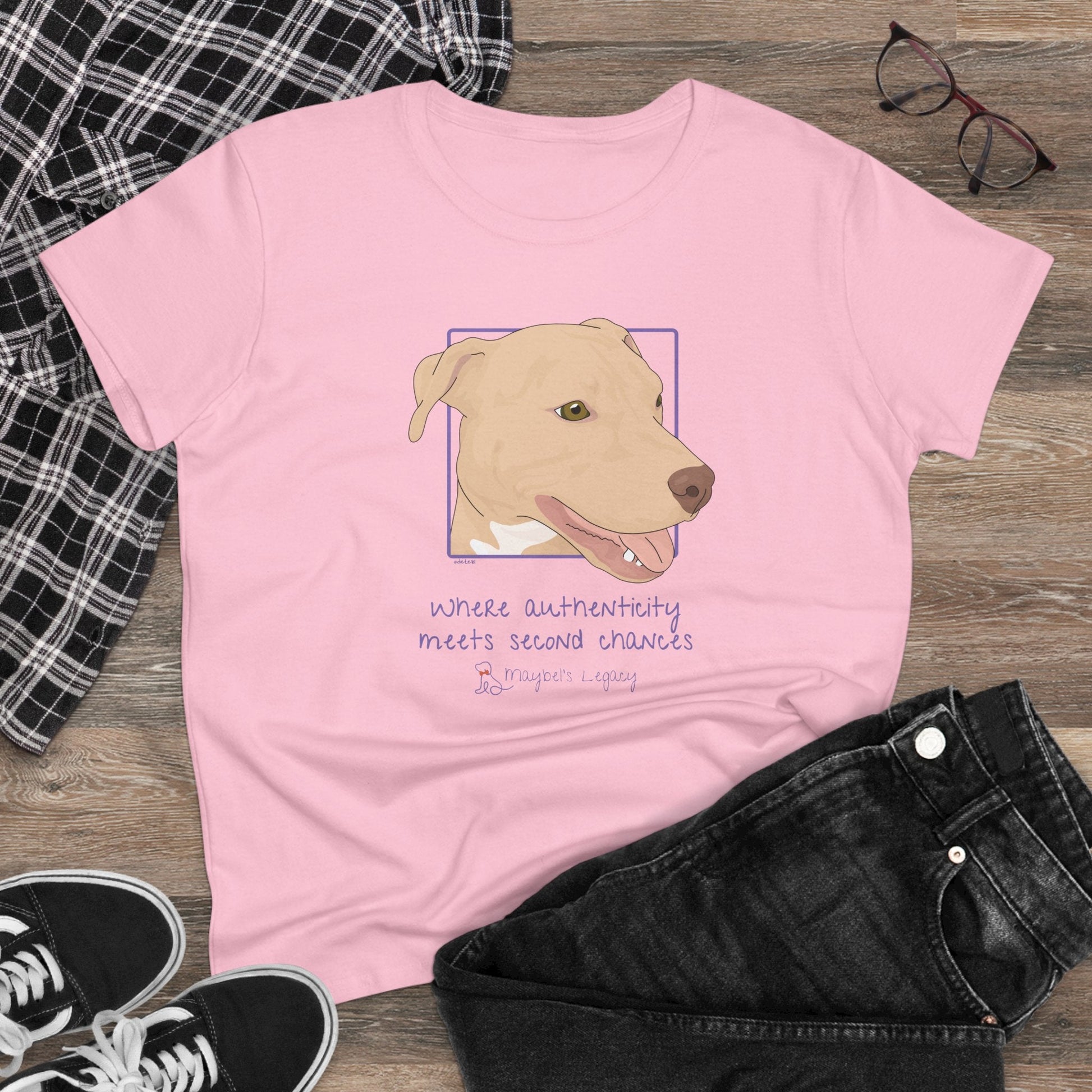 Women's Midweight Cotton Tee | FUNDRAISER | Maybel's Legacy - Detezi Designs - 32699051215993379609