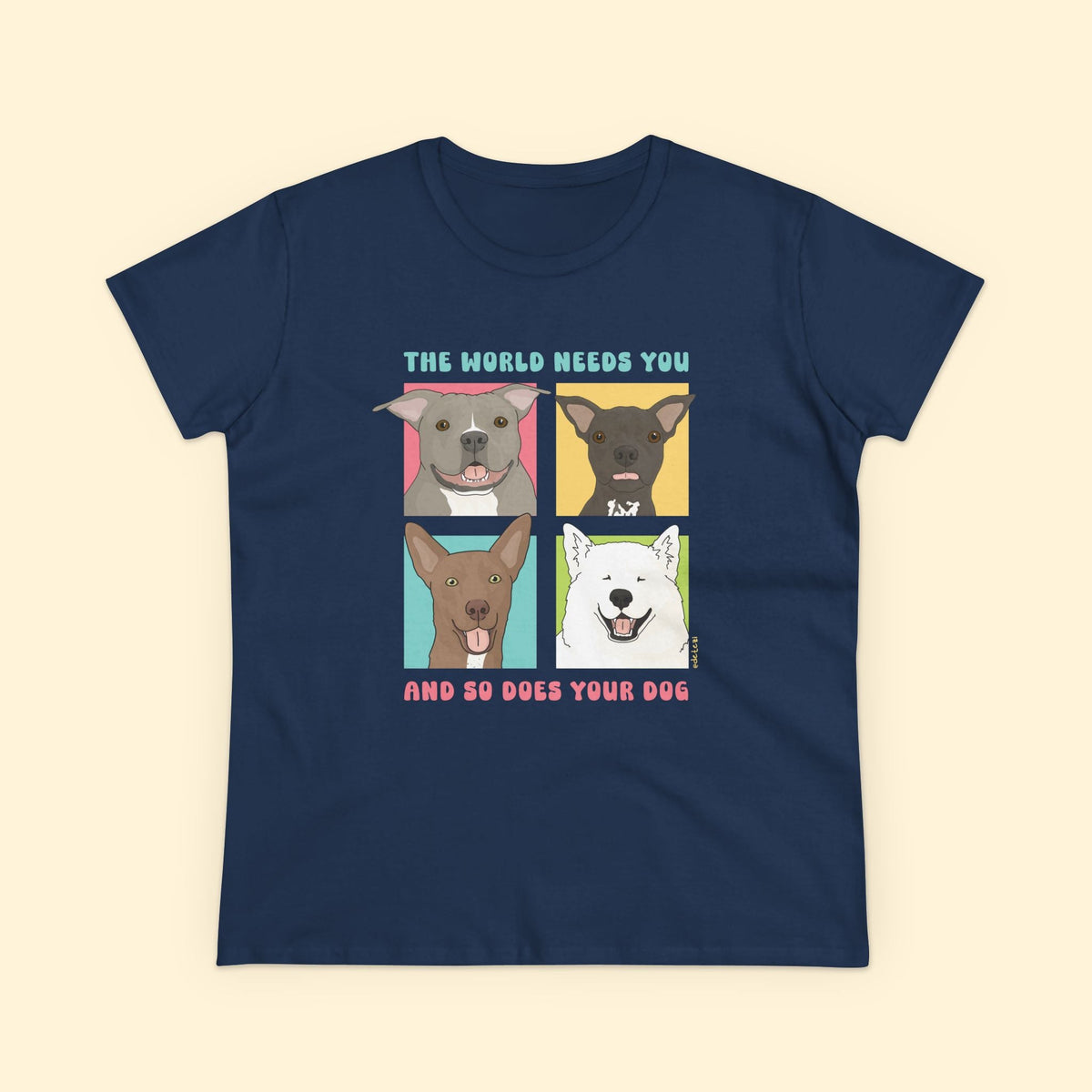 Women's Midweight Cotton Tee | FUNDRAISER | Maybel's Legacy | The World Needs You - Detezi Designs-15319639897271361389