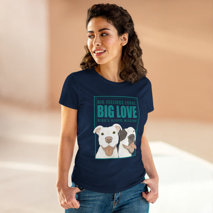 Women's Midweight Cotton Tee | FUNDRAISER | Miko's Rescue Mission - Detezi Designs - 75329268695063585566