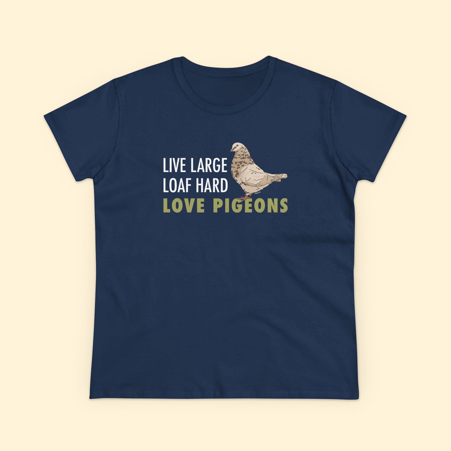 Women's Midweight Cotton Tee | FUNDRAISER | Moose's Flock | Loaf Hard - Detezi Designs - 13913710246240706392