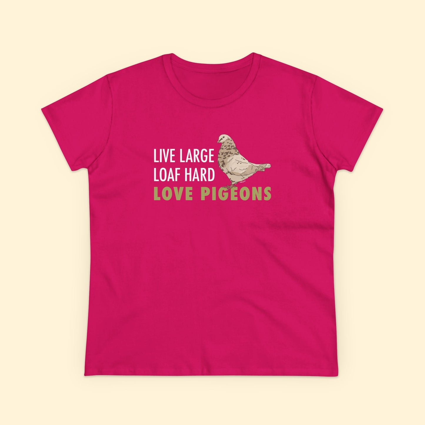 Women's Midweight Cotton Tee | FUNDRAISER | Moose's Flock | Loaf Hard - Detezi Designs - 25864907527119141030