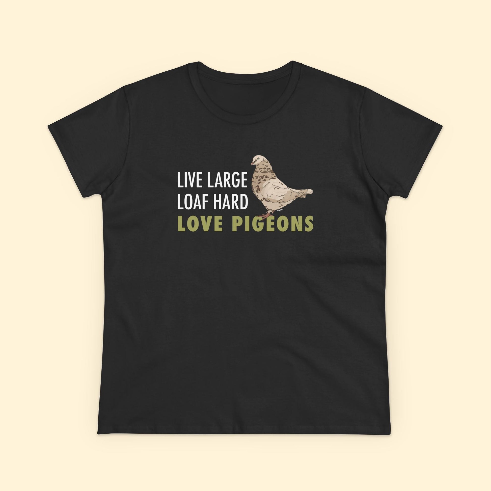 Women's Midweight Cotton Tee | FUNDRAISER | Moose's Flock | Loaf Hard - Detezi Designs - 42780885147835513707