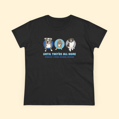 Women's Midweight Cotton Tee | FUNDRAISER | Pibbles & More Animal Rescue - Detezi Designs - 17020888067043942505