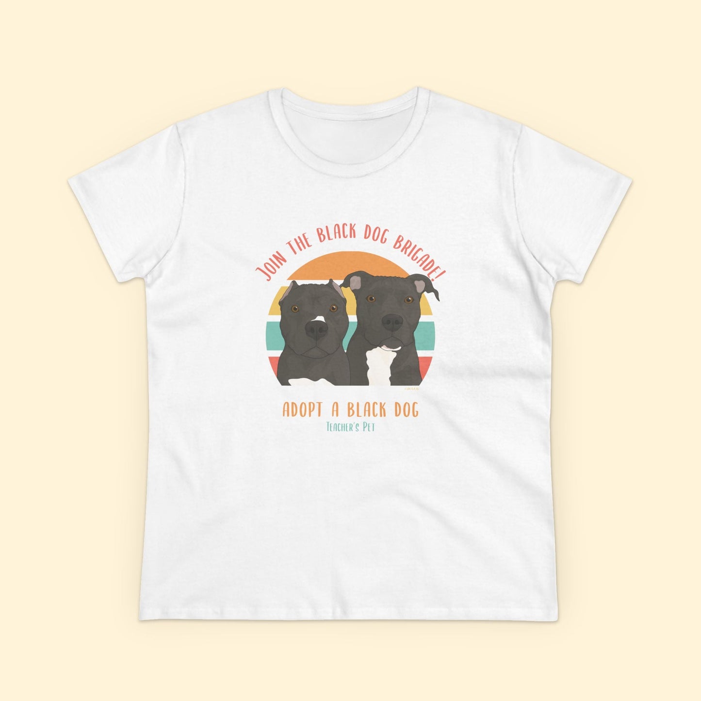Women's Midweight Cotton Tee | FUNDRAISER | Teacher's Pet - Detezi Designs - 13335321925581022314