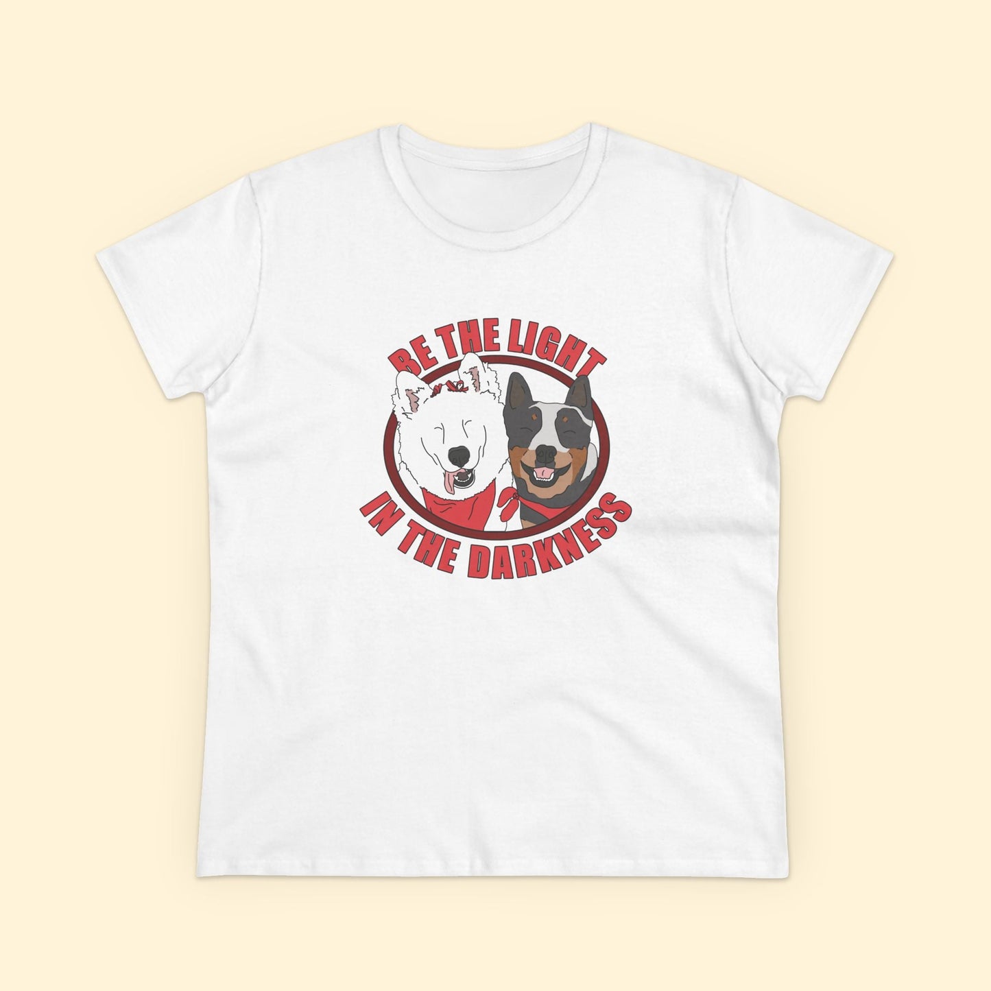 Women's Midweight Cotton Tee | FUNDRAISER | Tunica Humane Society - Detezi Designs - 25112378186712853131
