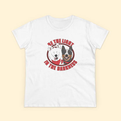 Women's Midweight Cotton Tee | FUNDRAISER | Tunica Humane Society - Detezi Designs - 25112378186712853131