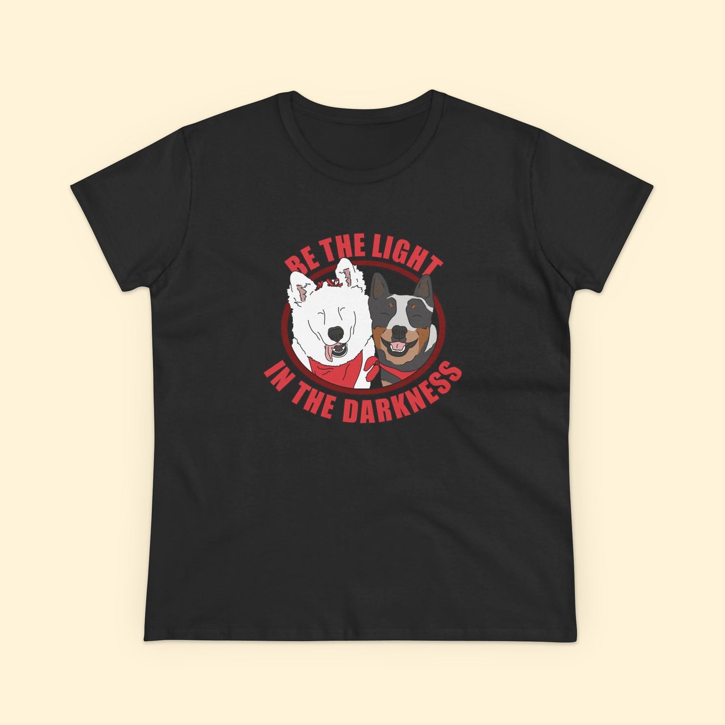 Women's Midweight Cotton Tee | FUNDRAISER | Tunica Humane Society - Detezi Designs - 28236005435570259877