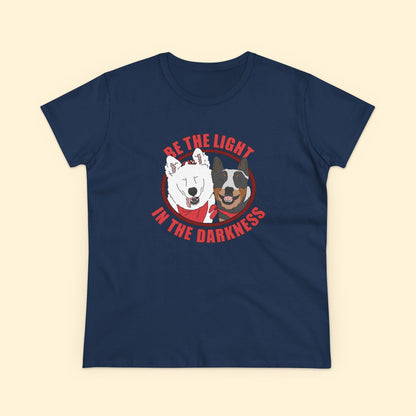 Women's Midweight Cotton Tee | FUNDRAISER | Tunica Humane Society - Detezi Designs - 32693548127412580940