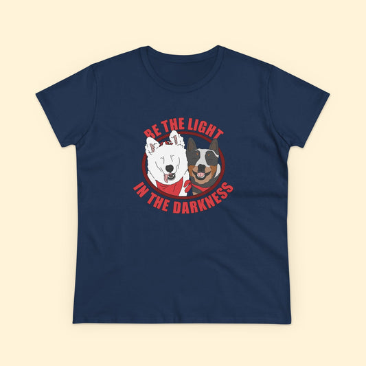 Women's Midweight Cotton Tee | FUNDRAISER | Tunica Humane Society - Detezi Designs - 32693548127412580940