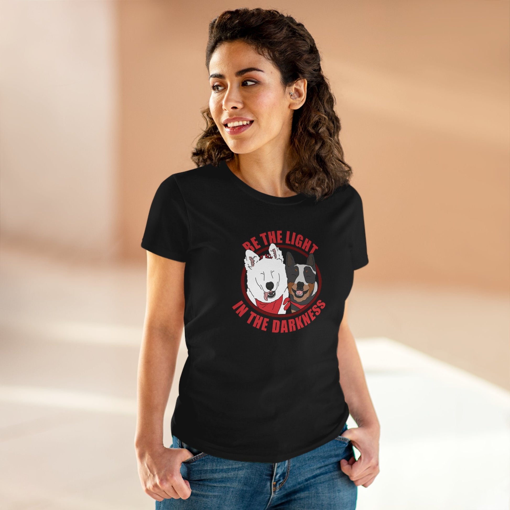 Women's Midweight Cotton Tee | FUNDRAISER | Tunica Humane Society - Detezi Designs - 32693548127412580940