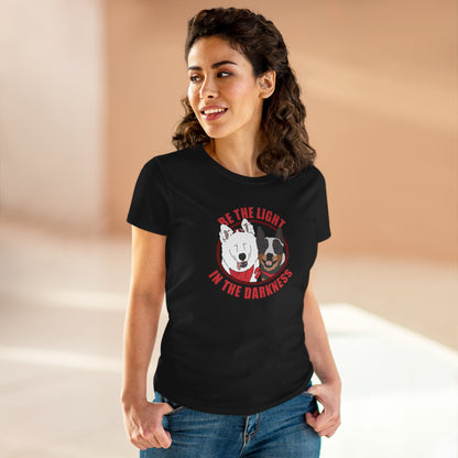 Women's Midweight Cotton Tee | FUNDRAISER | Tunica Humane Society - Detezi Designs - 32693548127412580940