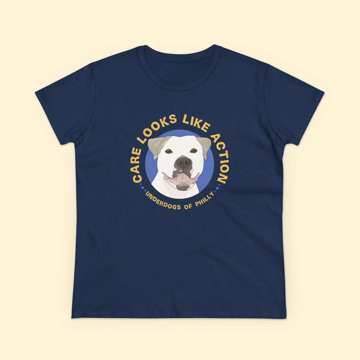 Women's Midweight Cotton Tee | FUNDRAISER | Underdogs of Philly - Detezi Designs-11464052380856685414