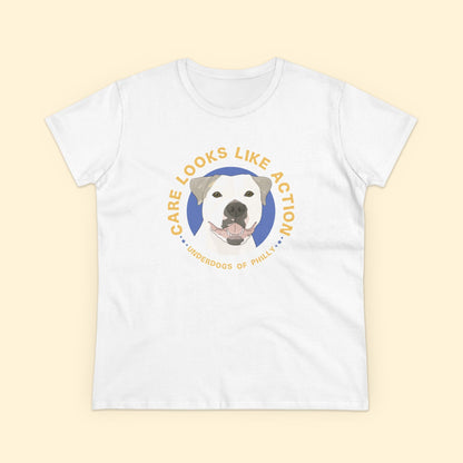 Women's Midweight Cotton Tee | FUNDRAISER | Underdogs of Philly - Detezi Designs-23311577238126298404