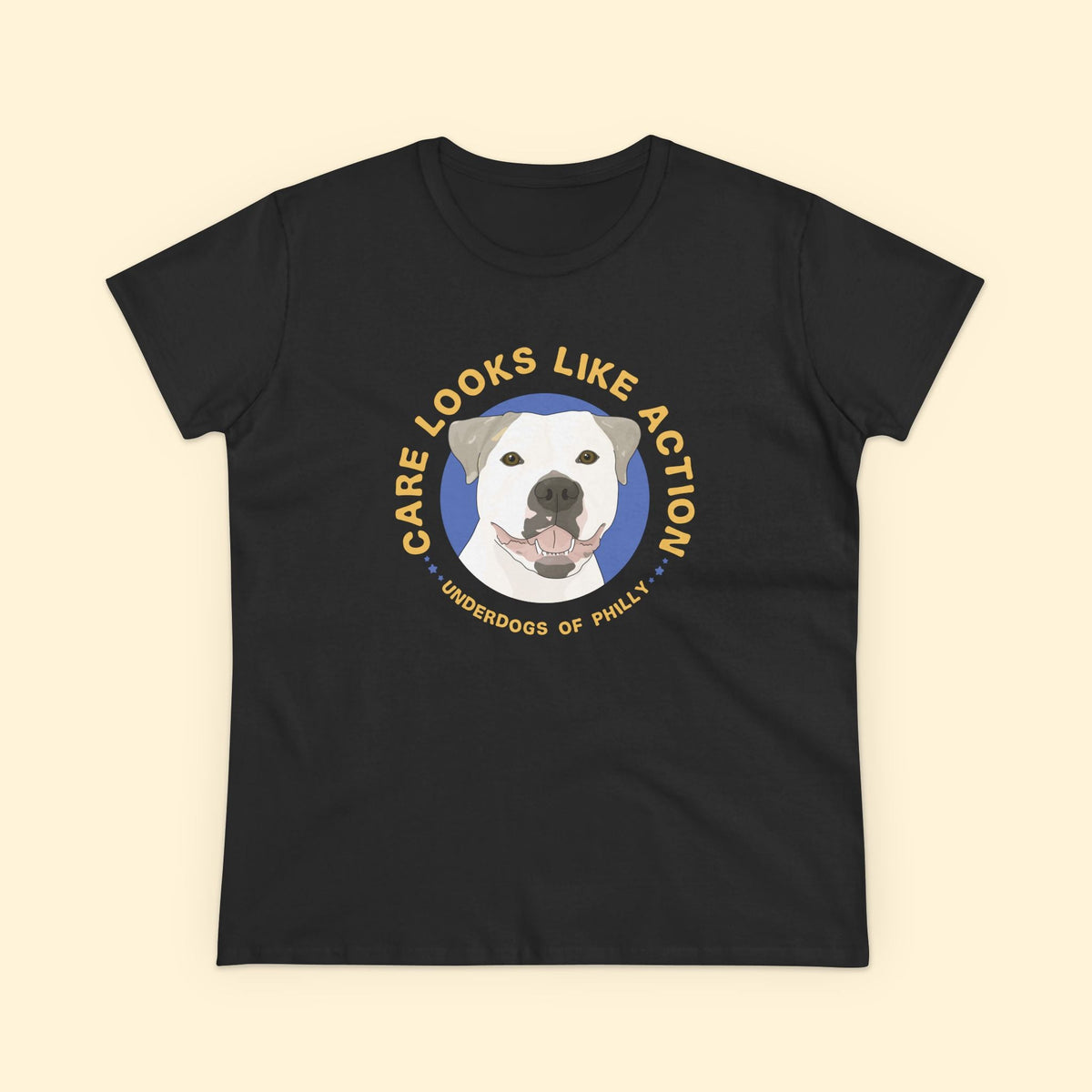 Women's Midweight Cotton Tee | FUNDRAISER | Underdogs of Philly - Detezi Designs-47903845928076623820