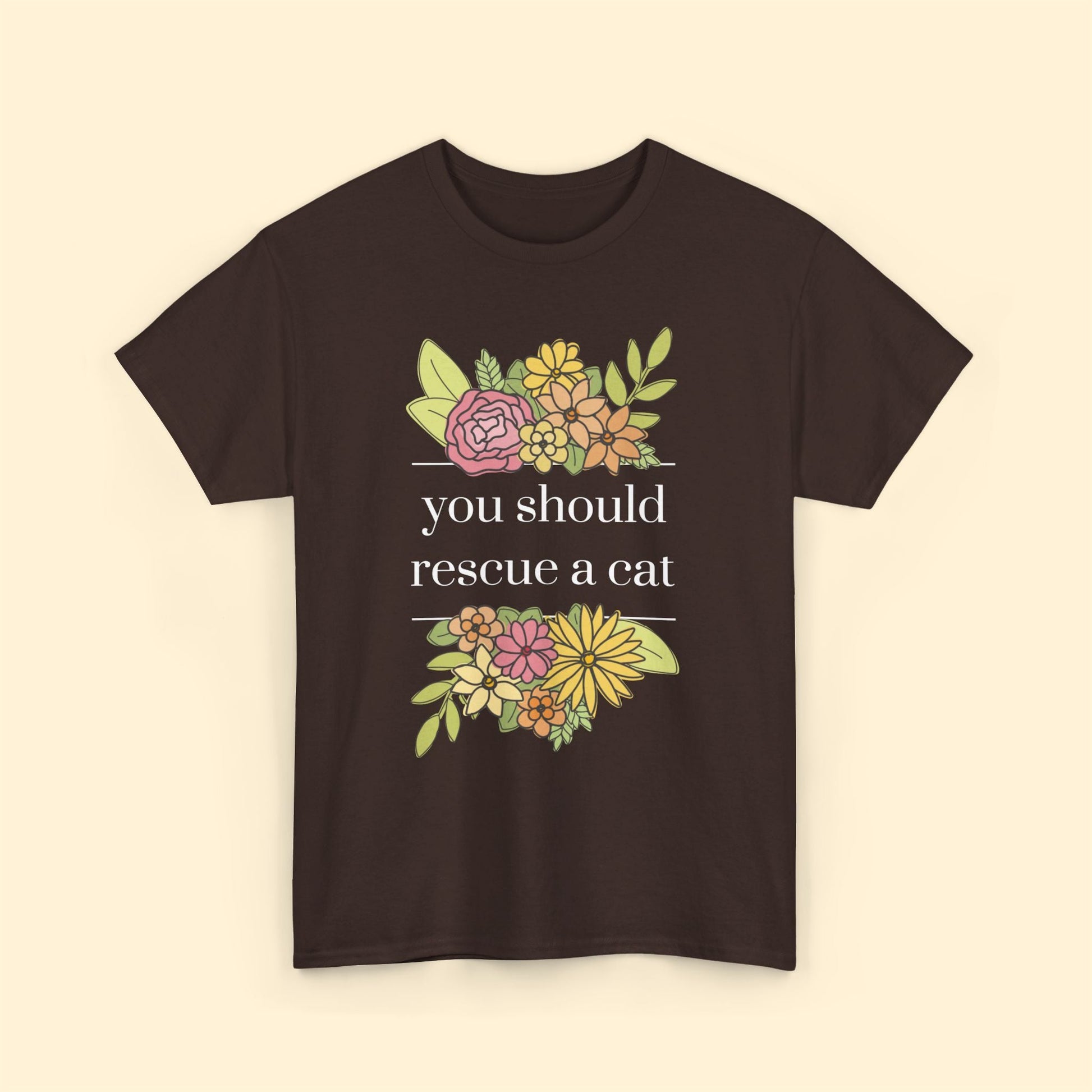 You Should Rescue A Cat | Unisex T - shirt - Detezi Designs - 14364706625940657201