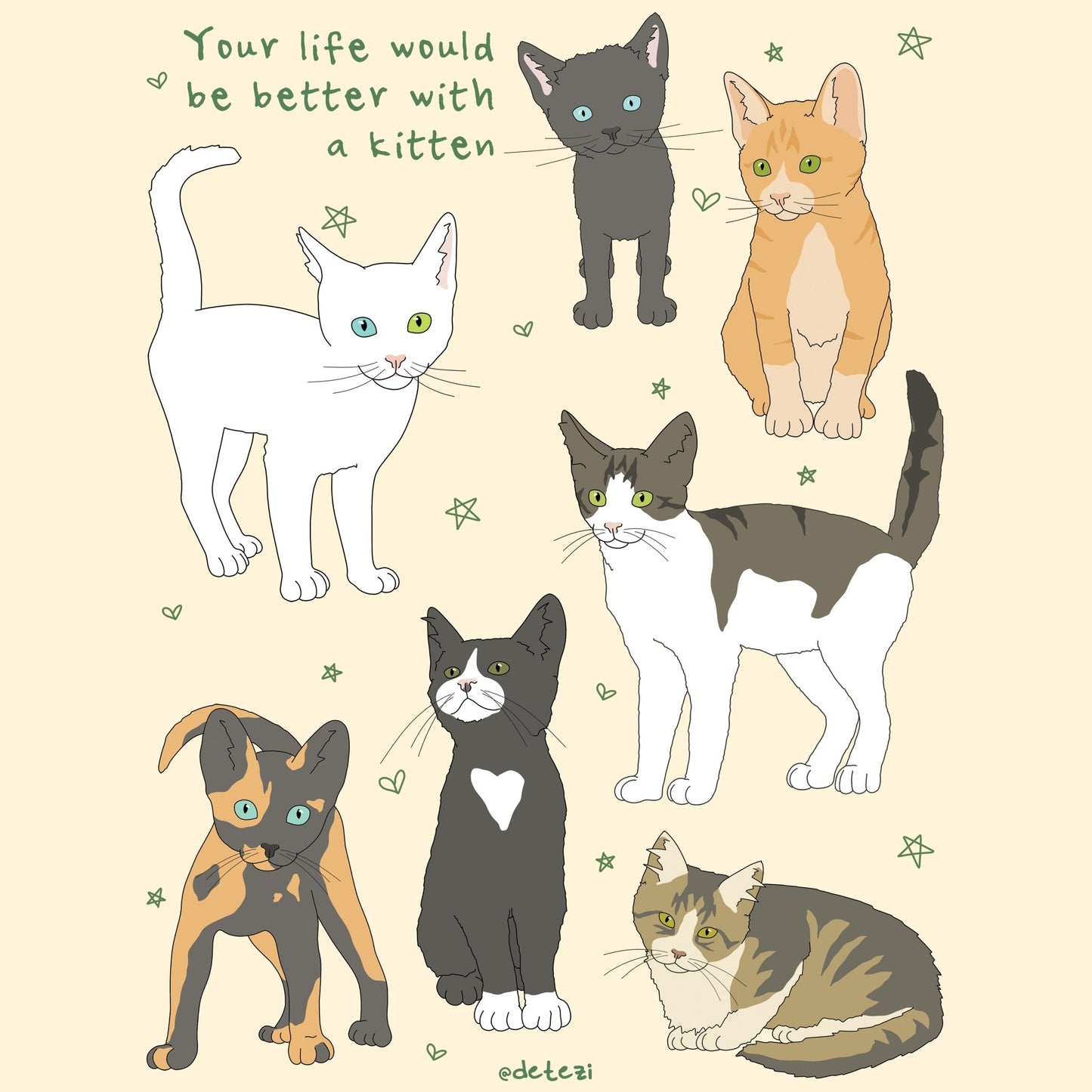 Your Life Would Be Better | Giclee Fine Art Print - Detezi Designs - 