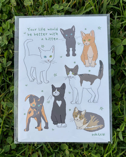 Your Life Would Be Better | Giclee Fine Art Print - Detezi Designs - 