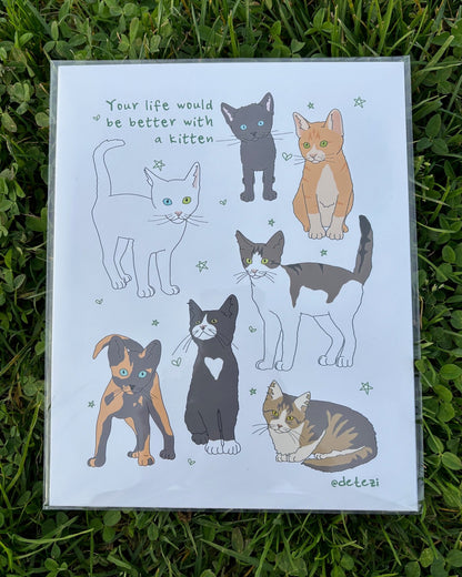 Your Life Would Be Better | Giclee Fine Art Print - Detezi Designs - 