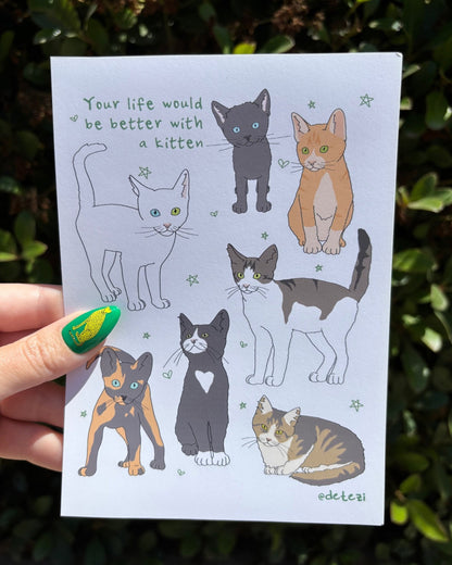 Your Life Would Be Better | Giclée Fine Art Print - Detezi Designs - 