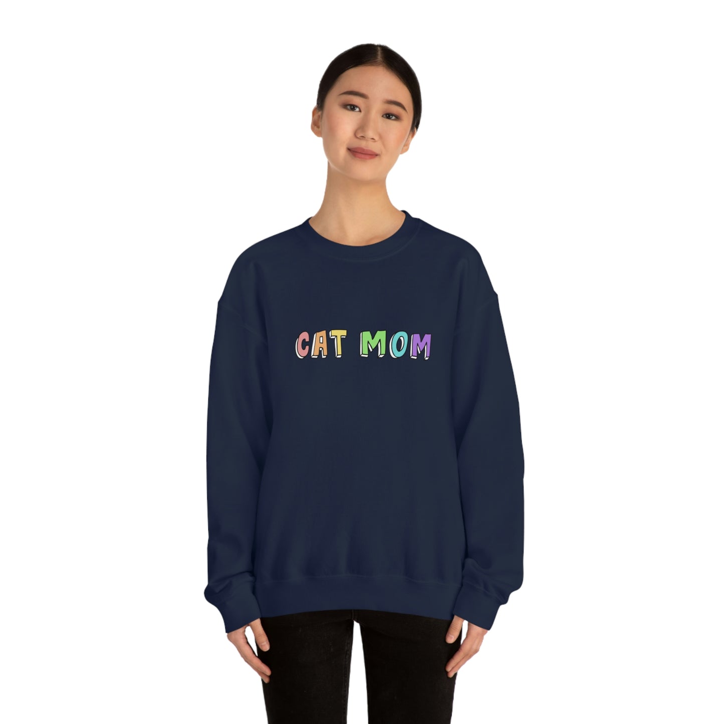 Cat Mom | Crewneck Sweatshirt