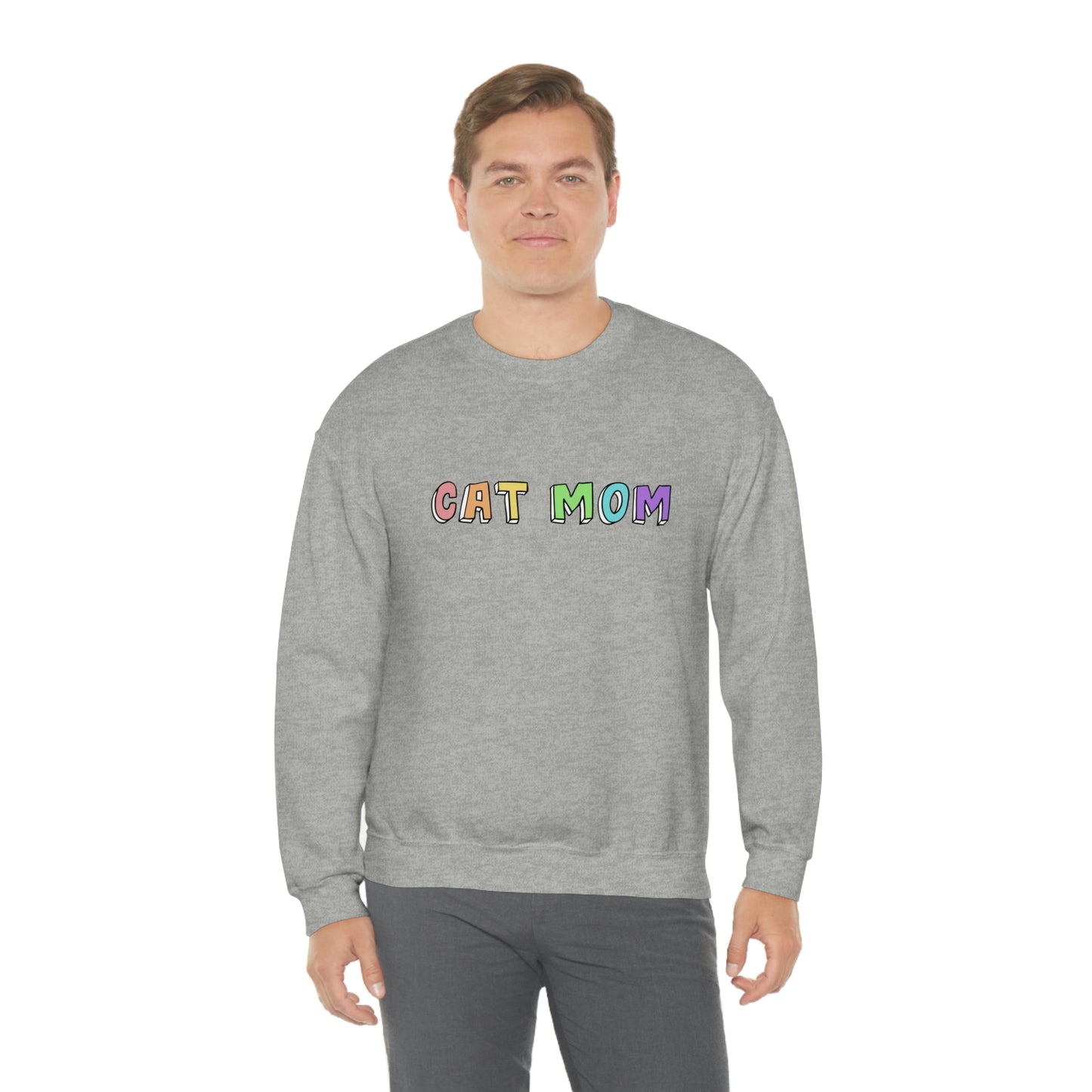 Cat Mom | Crewneck Sweatshirt