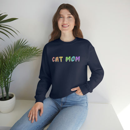 Cat Mom | Crewneck Sweatshirt