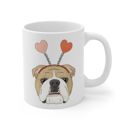 A Very Bulldog Valentine | Mug - Detezi Designs-13875084391311049447