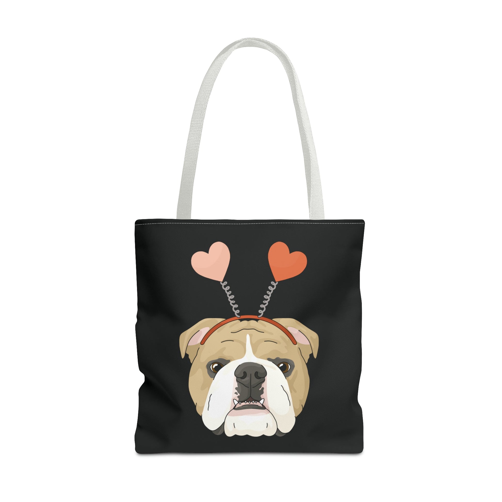 A Very Bulldog Valentine | Tote Bag - Detezi Designs-15756367330990488796