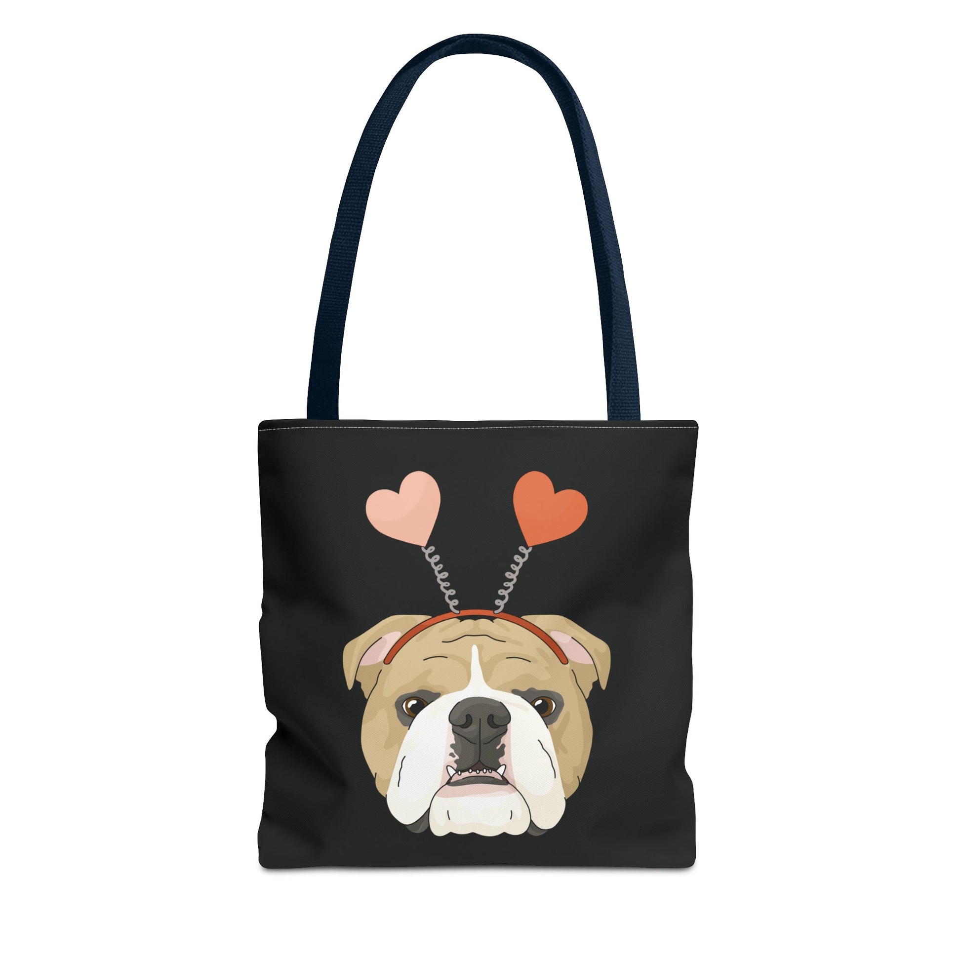 A Very Bulldog Valentine | Tote Bag - Detezi Designs-28615783464182438096