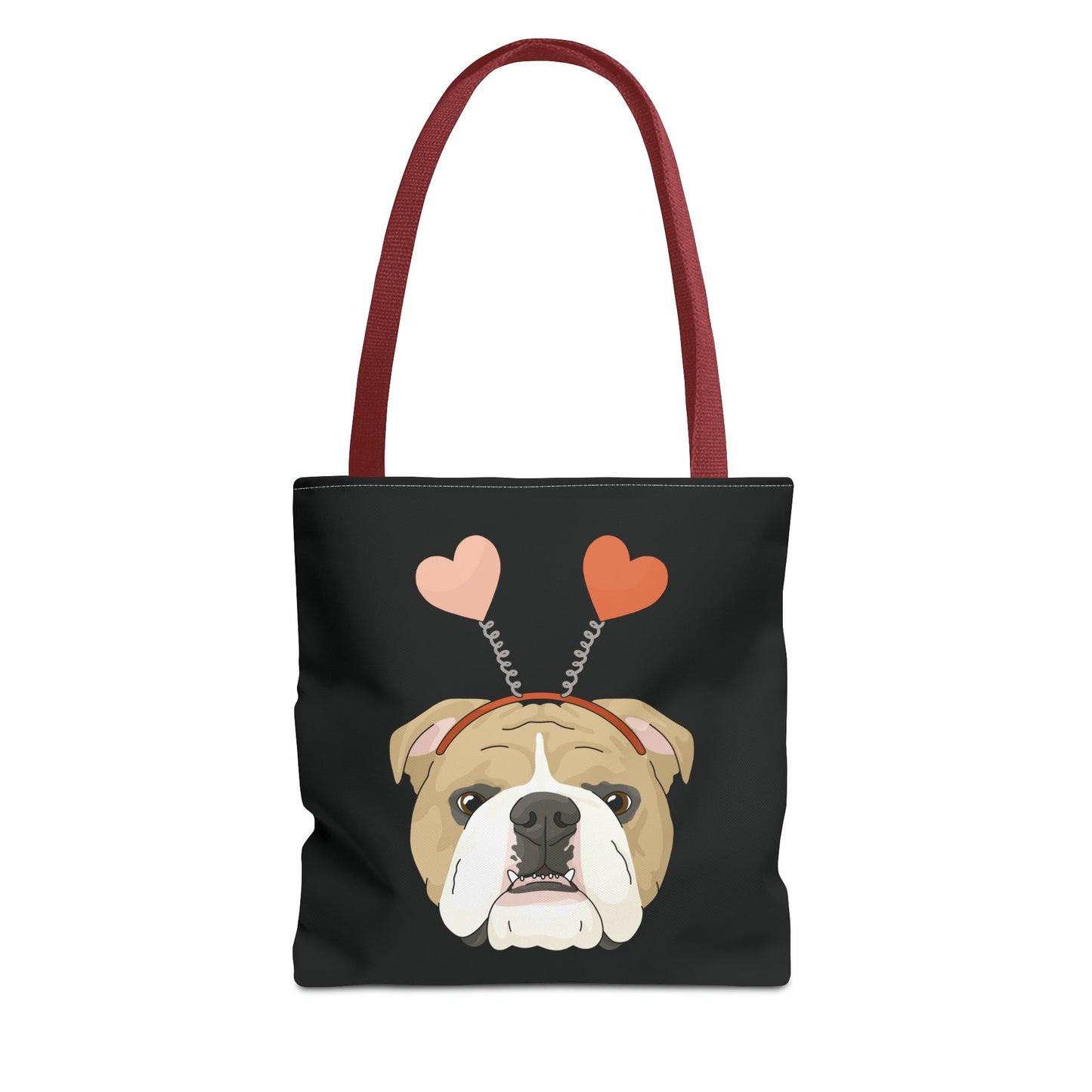 A Very Bulldog Valentine | Tote Bag - Detezi Designs-29005563697393999778